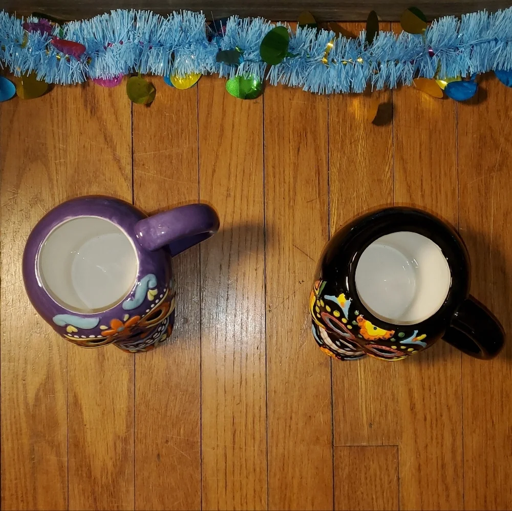 Day Of The Dead Sugar Skull Mugs